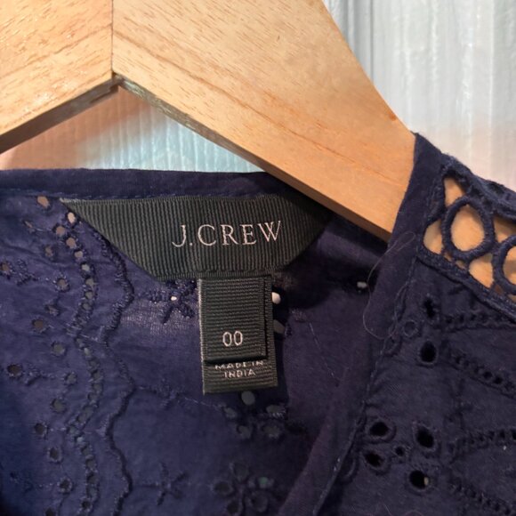 J. Crew Eyelet Women's Lace Flutter Dress - Picture 4 of 7
